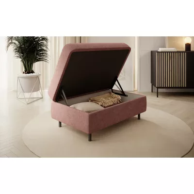 Hocker mit Stauraum ZULEYKA - rosa