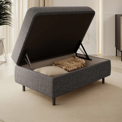 Hocker mit Stauraum ZULEYKA - Graphit