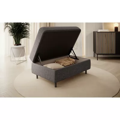 Hocker mit Stauraum ZULEYKA - Graphit