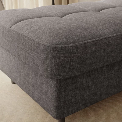 Hocker mit Stauraum ZULEYKA - Graphit