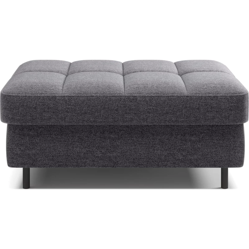 Hocker mit Stauraum ZULEYKA - grau