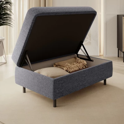 Hocker mit Stauraum ZULEYKA - grau