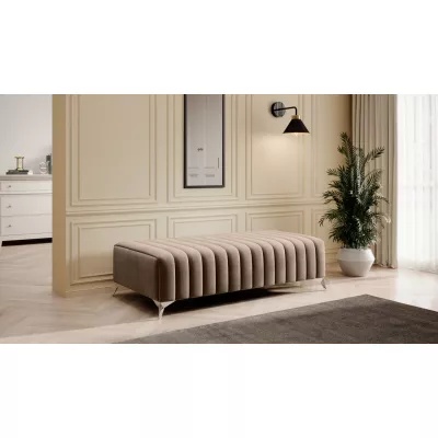 MELISENDE Wohnzimmerhocker - beige