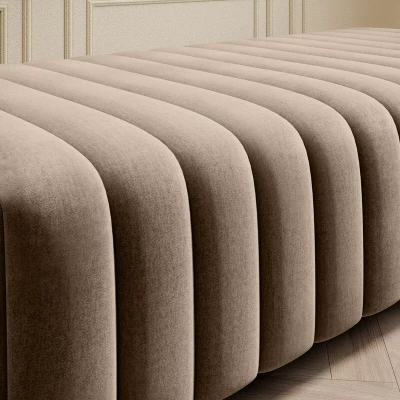 MELISENDE Wohnzimmerhocker - beige