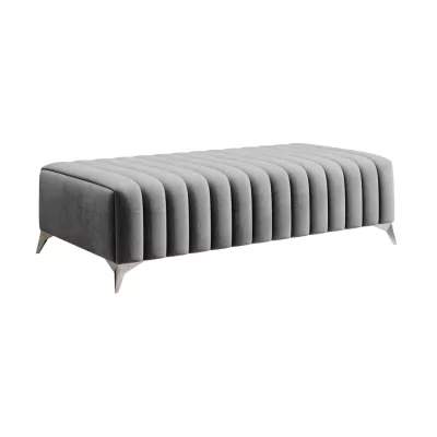 MELISENDE Wohnzimmerhocker - hellgrau