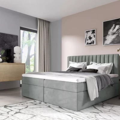 Doppelbett 140x220 IANA - grau + GRATIS Matratzenauflage