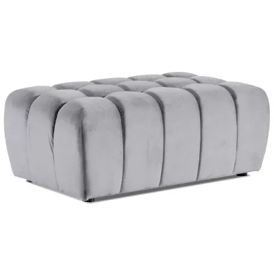 Designerhocker ILANIS – hellgrau