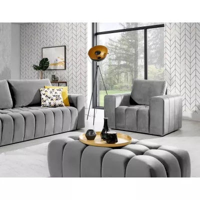 Designerhocker ILANIS – hellgrau