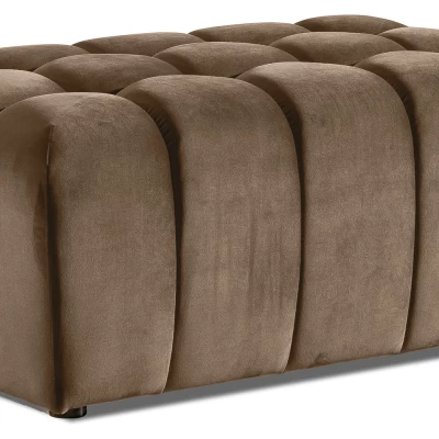 Designerhocker ILANIS – hellbraun