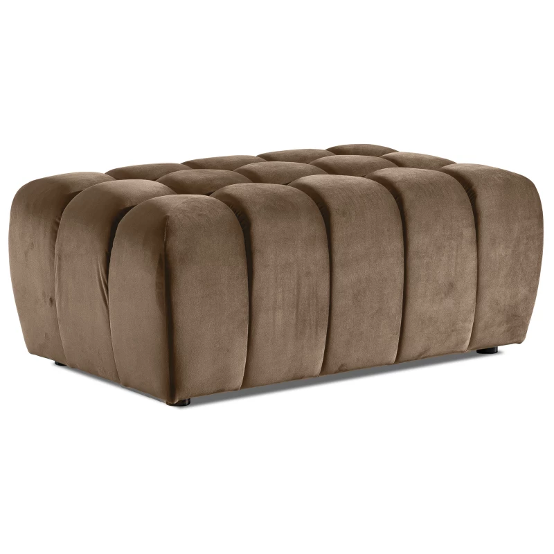 Designerhocker ILANIS – hellbraun