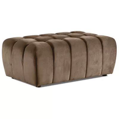 Designerhocker ILANIS – hellbraun