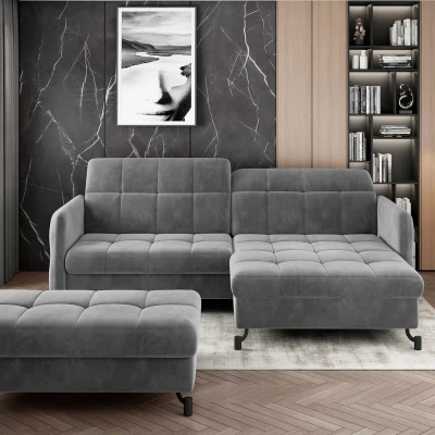 Stilvoller Hocker AZARI – gelb