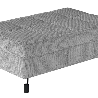 Stilvoller AZARI-Hocker – hellgrau 3