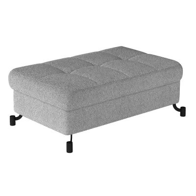 Stilvoller AZARI-Hocker – hellgrau 3