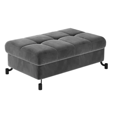 Stilvoller AZARI-Hocker – Graphit