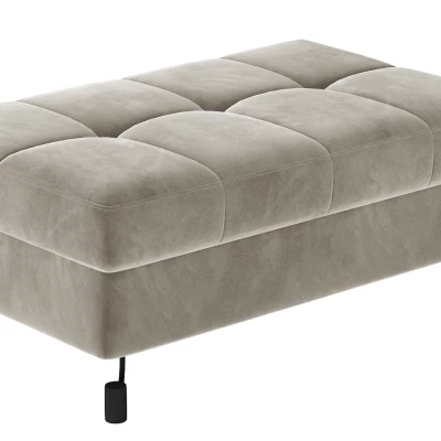 Stylischer AZARI Hocker – hellbeige
