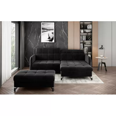 Stilvoller AZARI-Hocker – Anthrazit