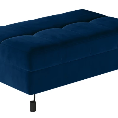 Stilvoller Hocker AZARI – blau