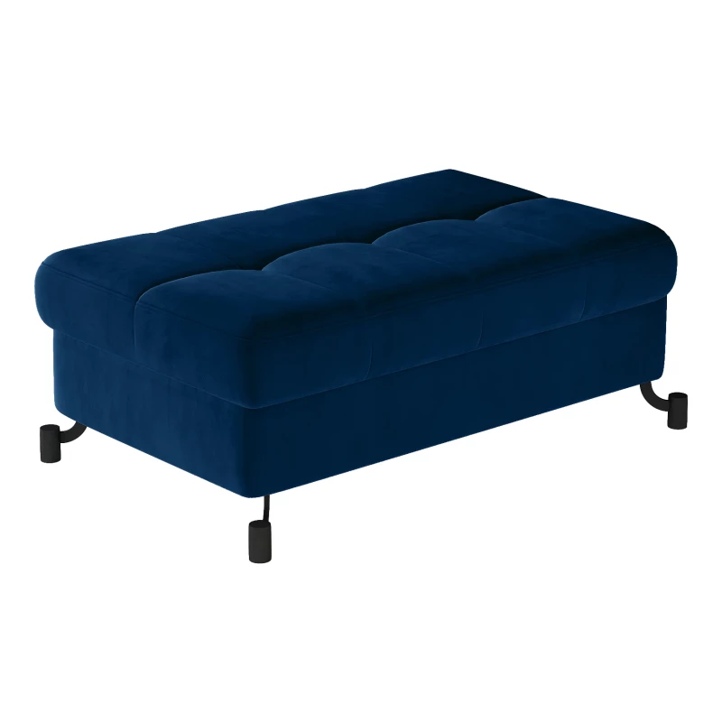 Stilvoller Hocker AZARI – blau