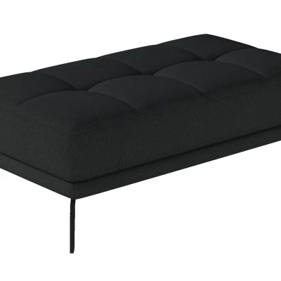 Stilvoller Hocker ZINARA – schwarz