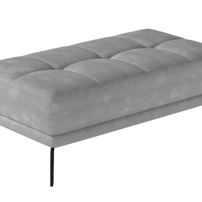 Stilvoller Hocker ZINARA - grau 2