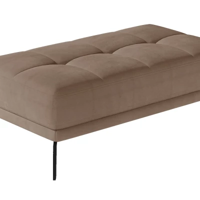 Stilvoller Hocker ZINARA – hellbraun