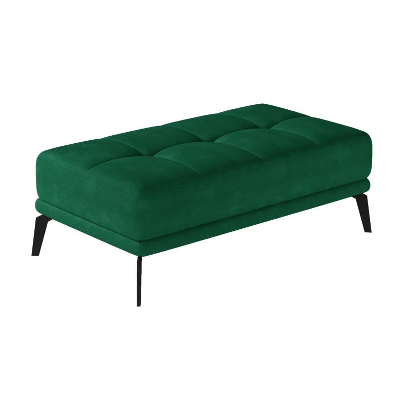 Stilvoller Hocker ZINARA – Flaschengrün