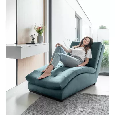 Chaiselongue MIREVA - hellblau