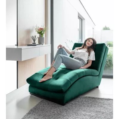 Chaiselongue MIREVA - grün