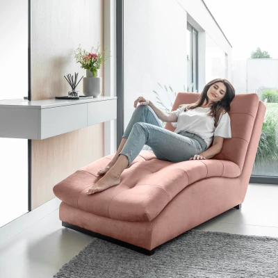Chaiselongue MIREVA - rosa