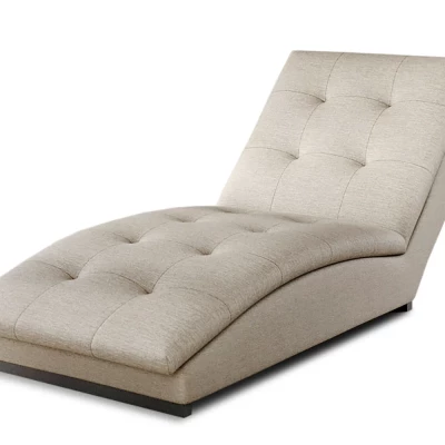 Chaiselongue MIREVA - hellbeige