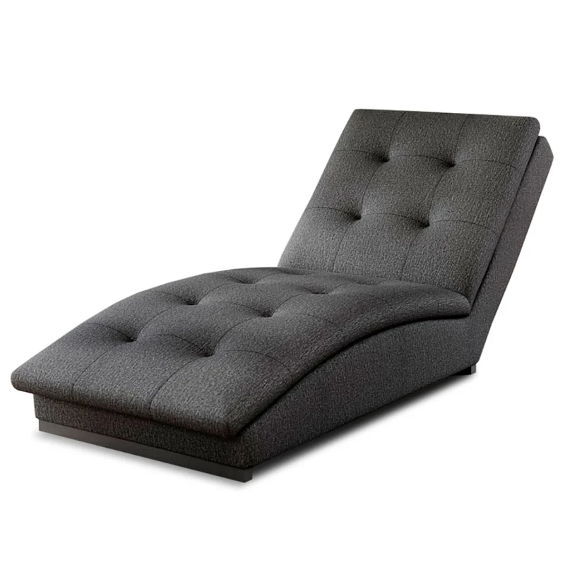 Chaiselongue MIREVA - dunkelgrau 1
