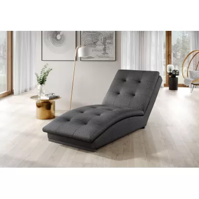 Chaiselongue MIREVA - dunkelgrau 1