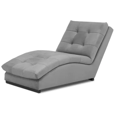 Chaiselongue MIREVA - hellgrau