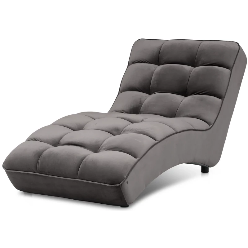 LIOREN Chaiselongue-Polsterung - Anthrazit