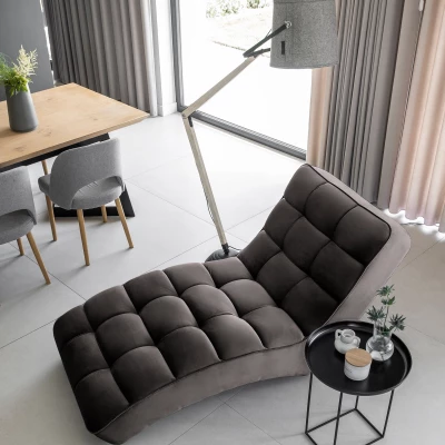 LIOREN Chaiselongue-Polsterung - Anthrazit