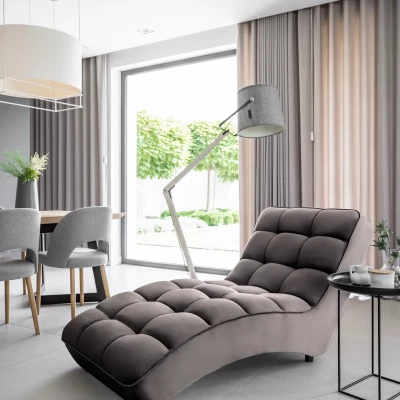 LIOREN Chaiselongue-Polsterung - Anthrazit