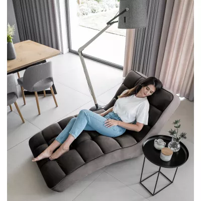 LIOREN Chaiselongue-Polsterung - Anthrazit