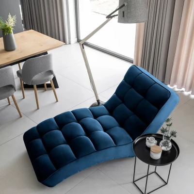 LIOREN Chaiselongue-Polsterung - Marineblau