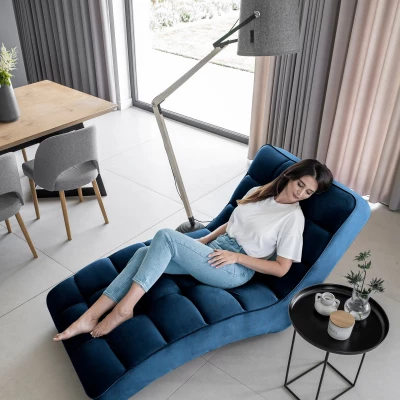 LIOREN Chaiselongue-Polsterung - Marineblau
