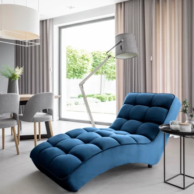 LIOREN Chaiselongue-Polsterung - Marineblau