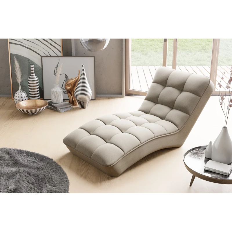 LIOREN Chaiselongue-Polsterung – Hellbeige
