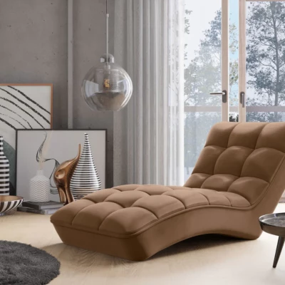 LIOREN Chaiselongue-Polsterung - braun-beige