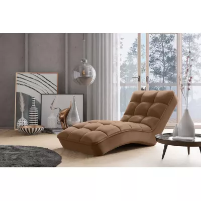 LIOREN Chaiselongue-Polsterung - braun-beige