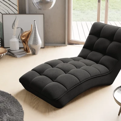LIOREN Chaiselongue-Polsterung - schwarz 1