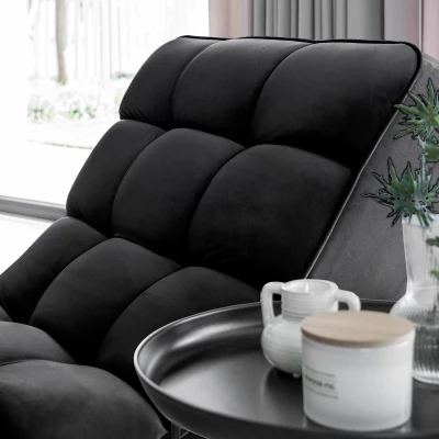 LIOREN Chaiselongue-Polsterung - schwarz 1