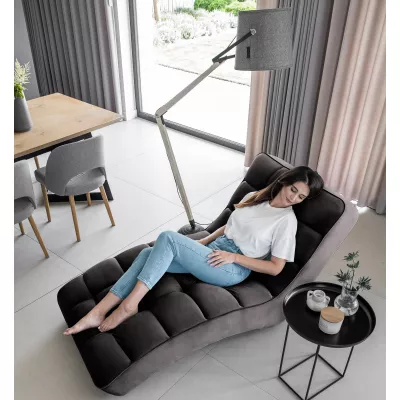 LIOREN Chaiselongue-Polsterung - Dunkelgrau 2