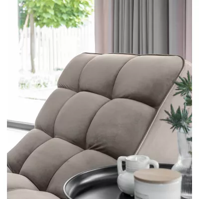 LIOREN Chaiselongue-Polsterung - grau-beige