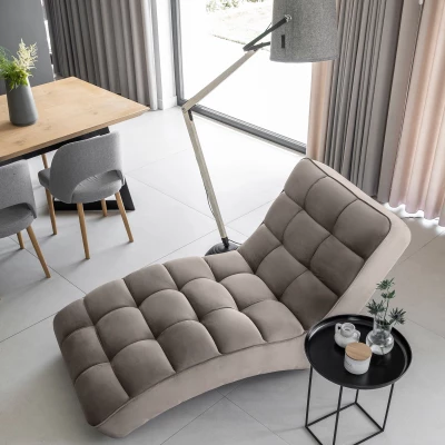 LIOREN Chaiselongue-Polsterung - grau-beige