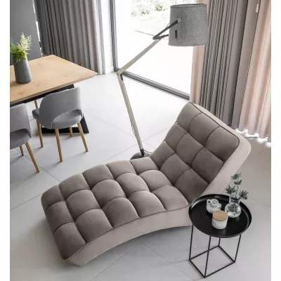 LIOREN Chaiselongue-Polsterung - grau-beige